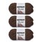 Bernat Blanket Taupe Yarn - 3 Pack of 150g/5.3oz - Polyester - 6 Super Bulky - 108 Yards - Knitting/Crochet